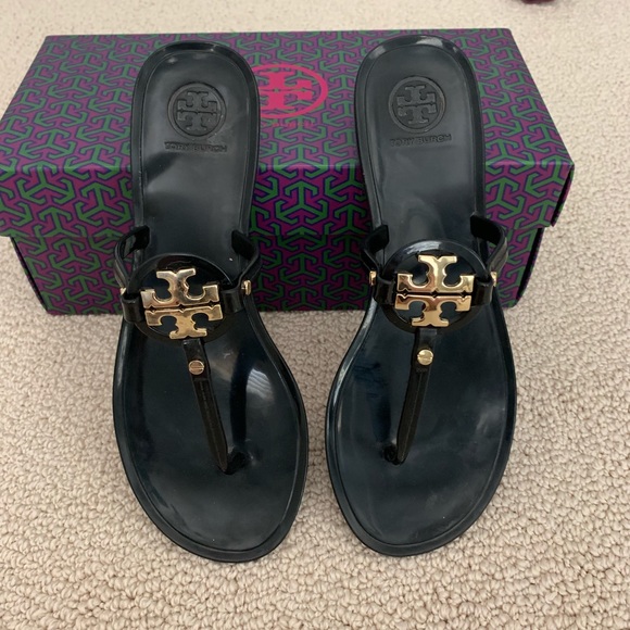 Tory Burch Shoes - Tory Burch Black Mini Miller Sandals
